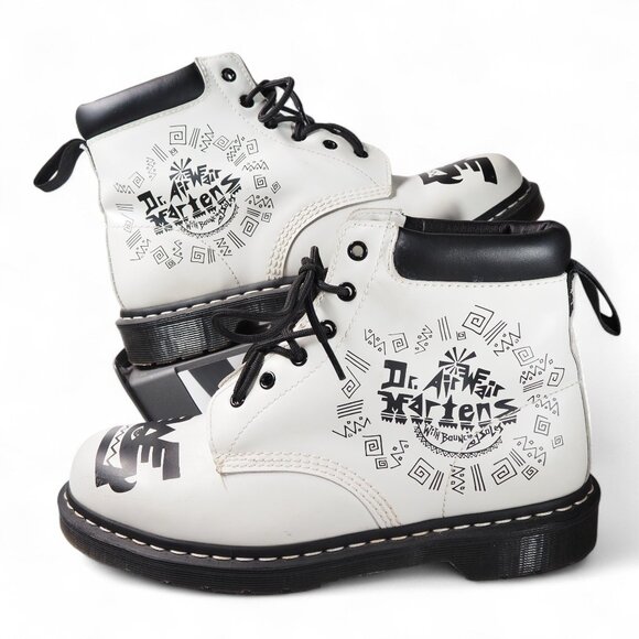 Dr. Martens Mark Wigan Aztec Global Effect 939 Boots Damage Men's 11 Women's 12 - Picture 1 of 13